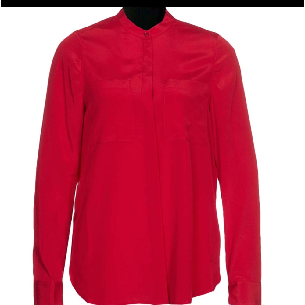 Haut Hippie red rose button down shirt